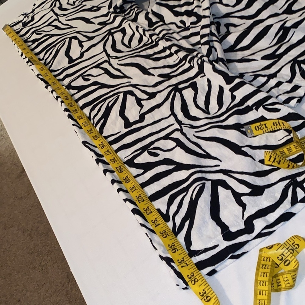 Rachel Zoe trouser pants zebra print pull on elastic in back @waist size small - Picture 2 of 9